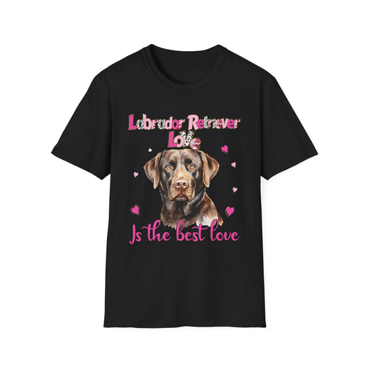 Labrador Love Unisex T-Shirt, Pet Lover Gift, Dog Lover Tee, Cute Dog Merch, Animal Lover Apparel, Perfect for Dog Owners