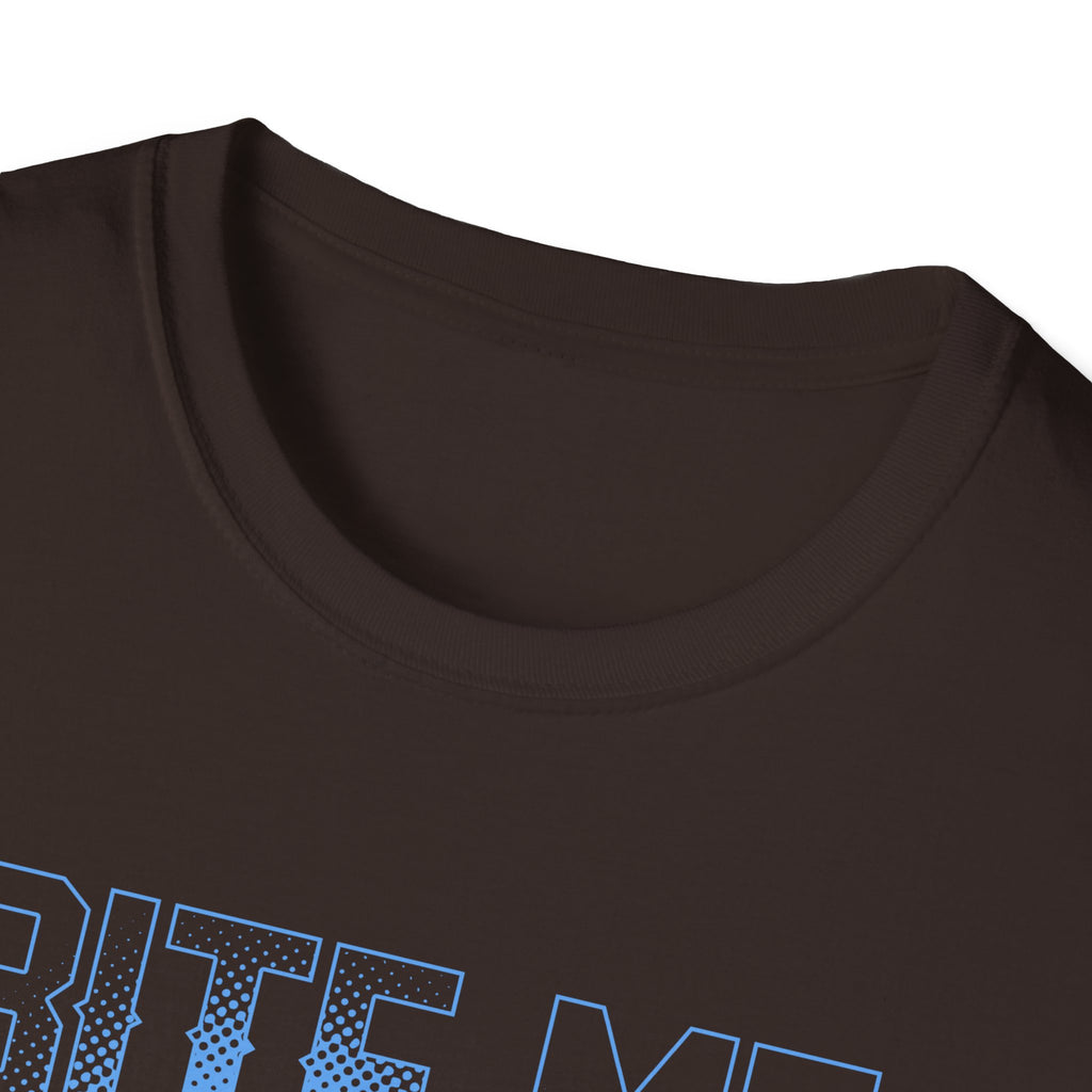 Unisex Softstyle T-Shirt - Bite Me and Fight Me Fishing Shirt