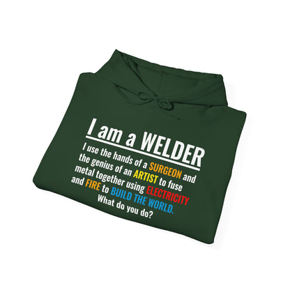 Welder Pride Hoodie - Perfect Gift for Tradespeople, Welding Enthusiasts, Workwear, Funny Sweatshirt, Welding Gifts