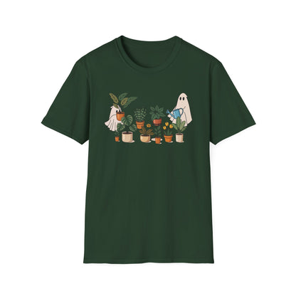 Cute Plant Ghost Unisex T-Shirt, Gardening Gift, Plant Lover Tee