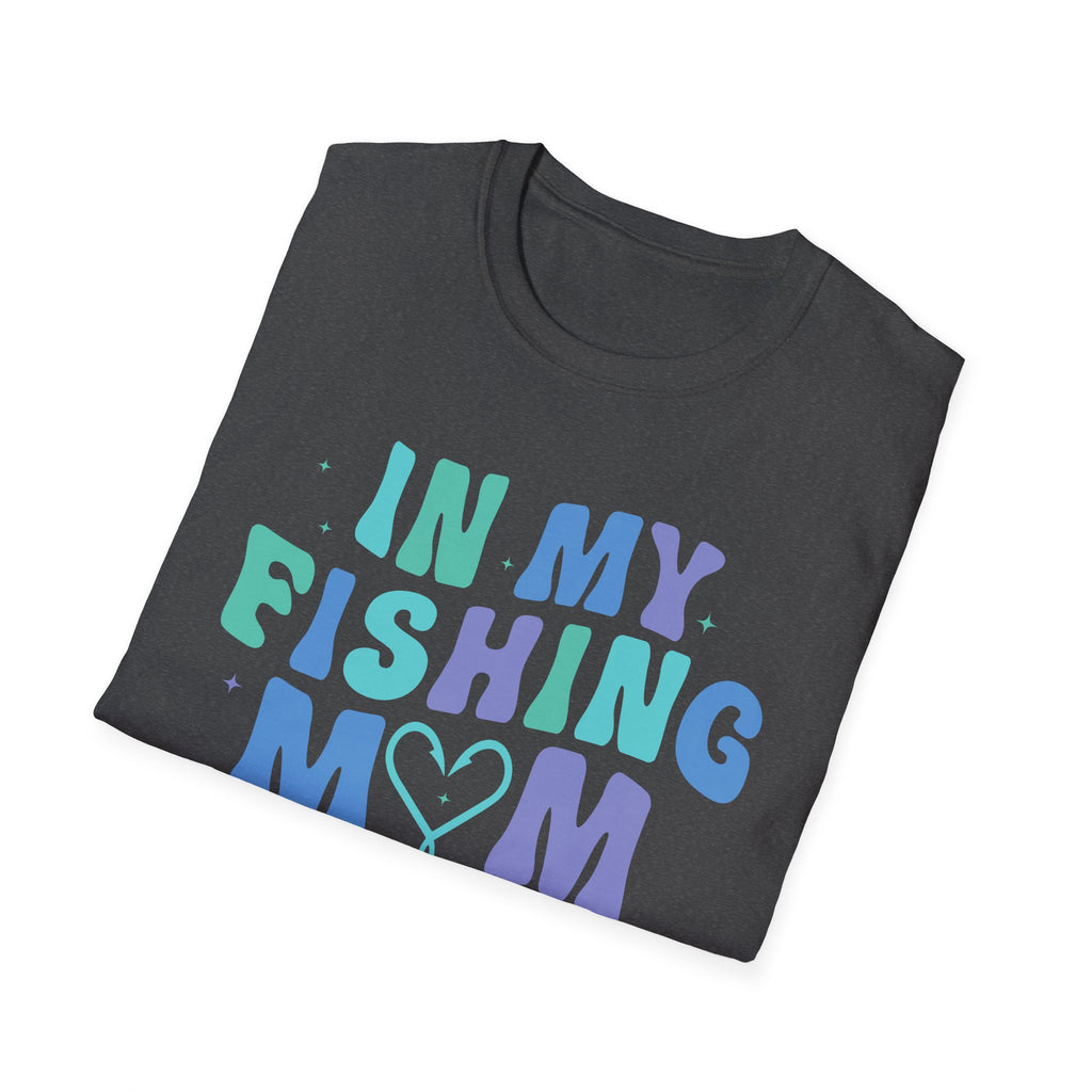 In My Fishing Mom Era Unisex Softstyle T-Shirt - Perfect for Fishing Enthusiasts
