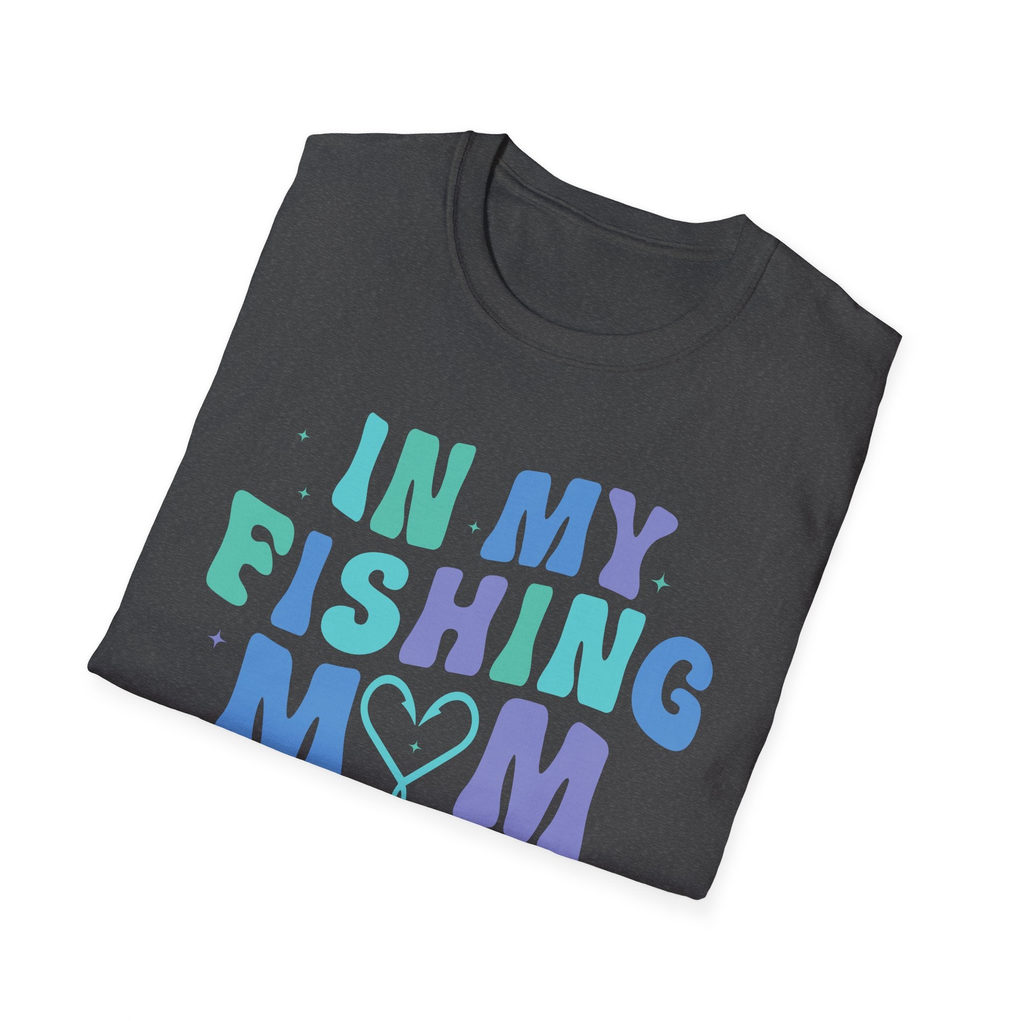 In My Fishing Mom Era Unisex Softstyle T-Shirt - Perfect for Fishing Enthusiasts