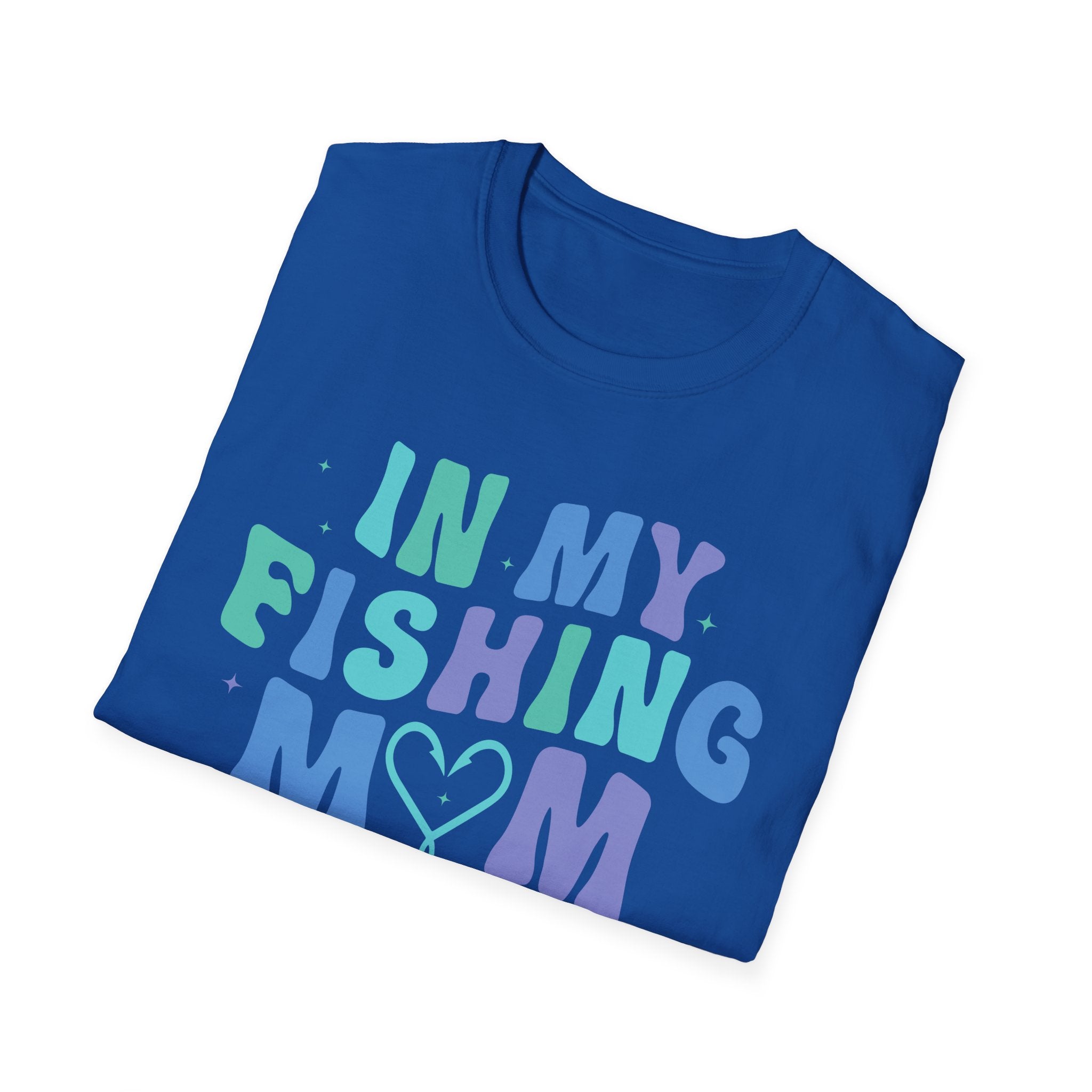 In My Fishing Mom Era Unisex Softstyle T-Shirt - Perfect for Fishing Enthusiasts