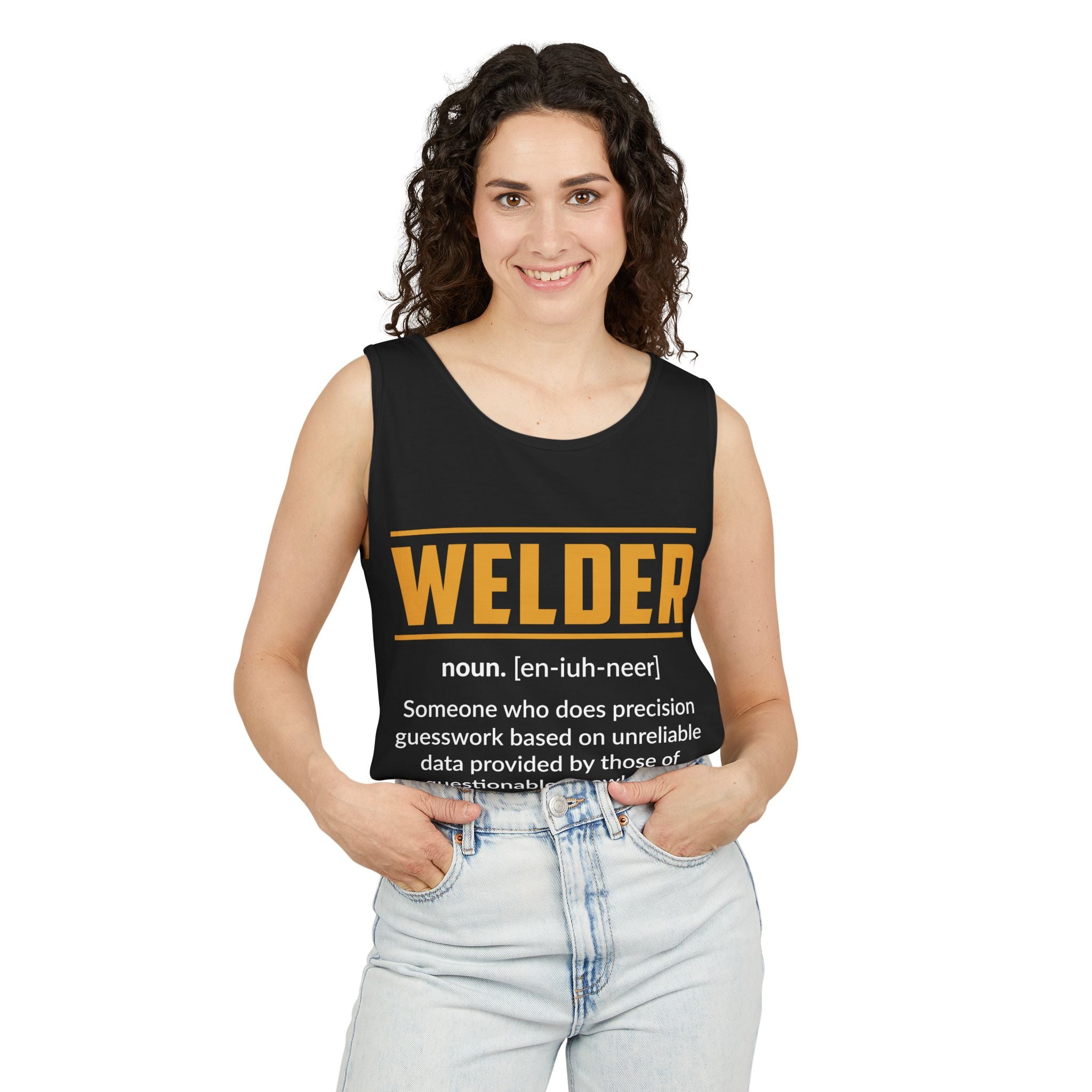 Welder Definition Tank Top - Perfect for Tradespeople, Apparel Gift, Funny Work Wear, Welding Gift, Casual Summer Top