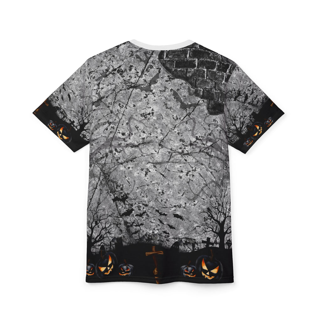 Halloween Firefighter Tee, Spooky Unisex T-Shirt, Graphic Tee for Firefighting ,,,..