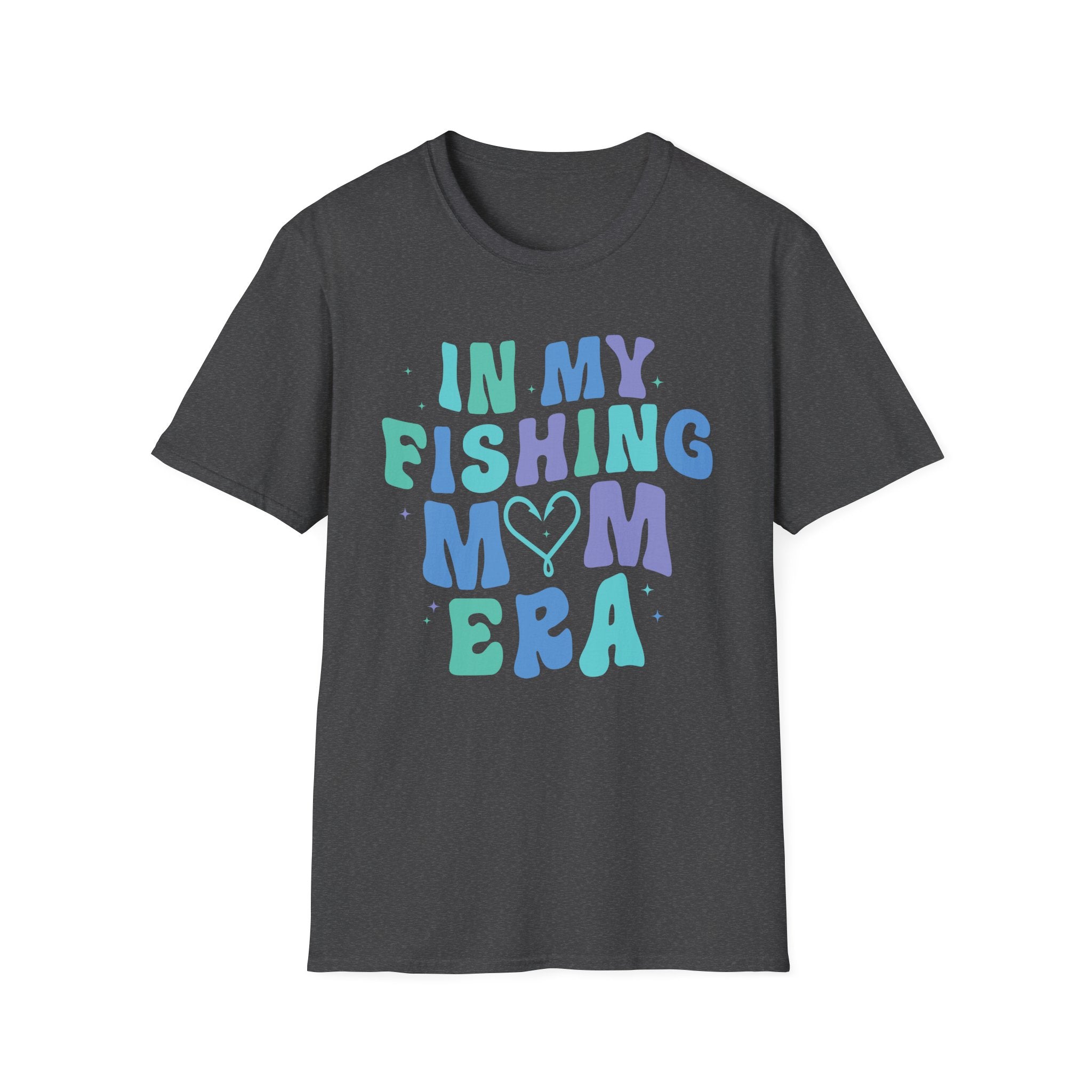 In My Fishing Mom Era Unisex Softstyle T-Shirt - Perfect for Fishing Enthusiasts