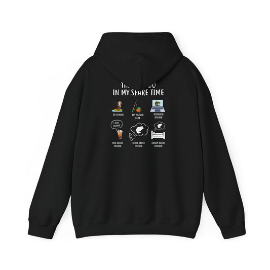 Casual Comfort Fishing Hoodie: Perfect for Relaxing, Nature Lovers, Gift for Him or Her, Cozy Lounge Wear, Everyday Style