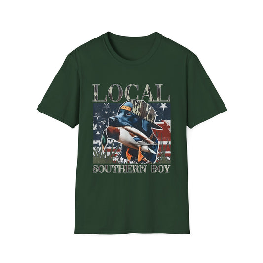 Local Southern Boy T-Shirt, Casual Wear, Southern Pride, Gift for Him, Outdoor Enthusiasts, Birthday, BBQ
