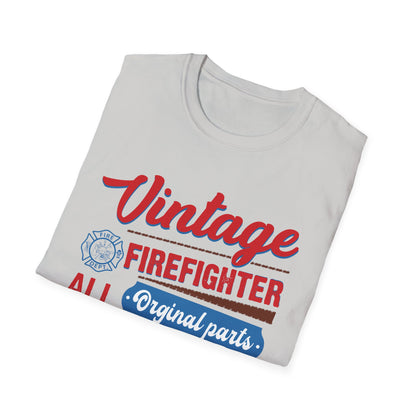 Vintage Firefighter Unisex T-Shirt - Original Parts Aged to Excellence