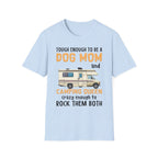 Dog Mom Camping Queen T-Shirt, Unisex Outdoor Shirt, Cute Dog Lover Gift, Camping Themed Apparel, Summer Hiking Tee