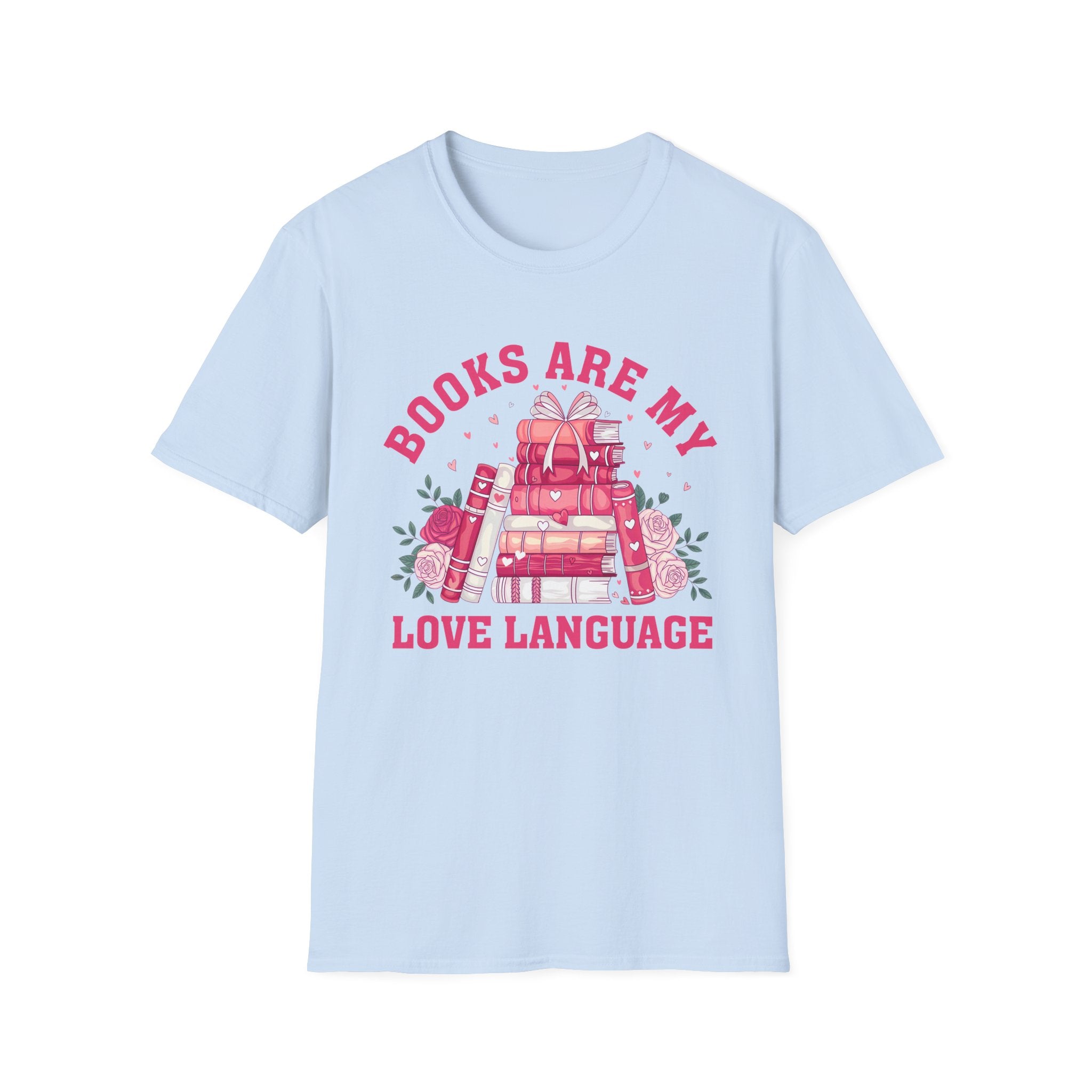 Books Are My Love Language Unisex Softstyle T-Shirt