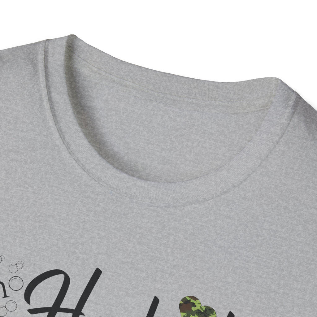 Valentine's Day Fishing T-Shirt - "I'm Hooked On You" Design for Anglers