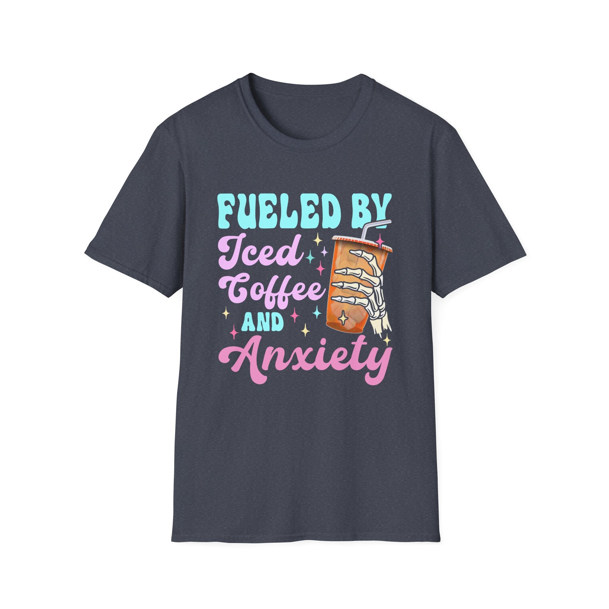 Fueled by Iced Coffee & Anxiety T-Shirt