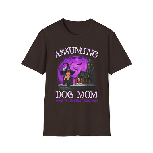 Spooky Basset Hound Dog Mom Tee