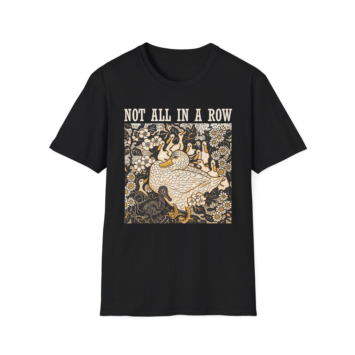 Unisex Softstyle Family T-Shirt - Quirky Duck Art Tee