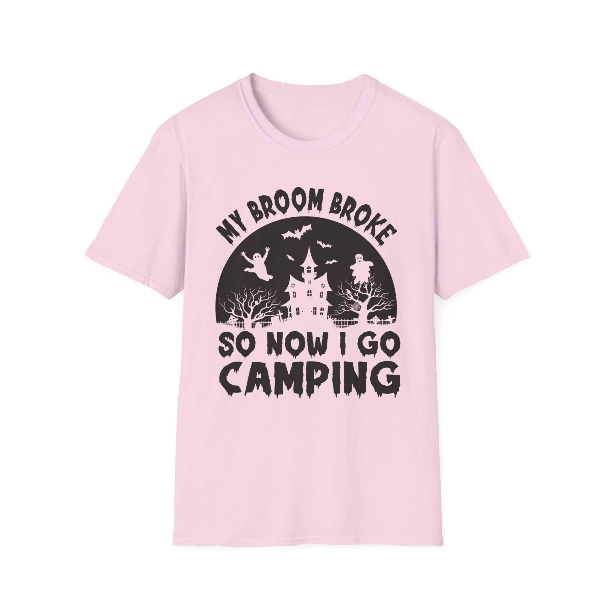 Camping T-Shirt, Spooky Camping Shirt, Outdoor Adventure Apparel, Fall Festival Clothing