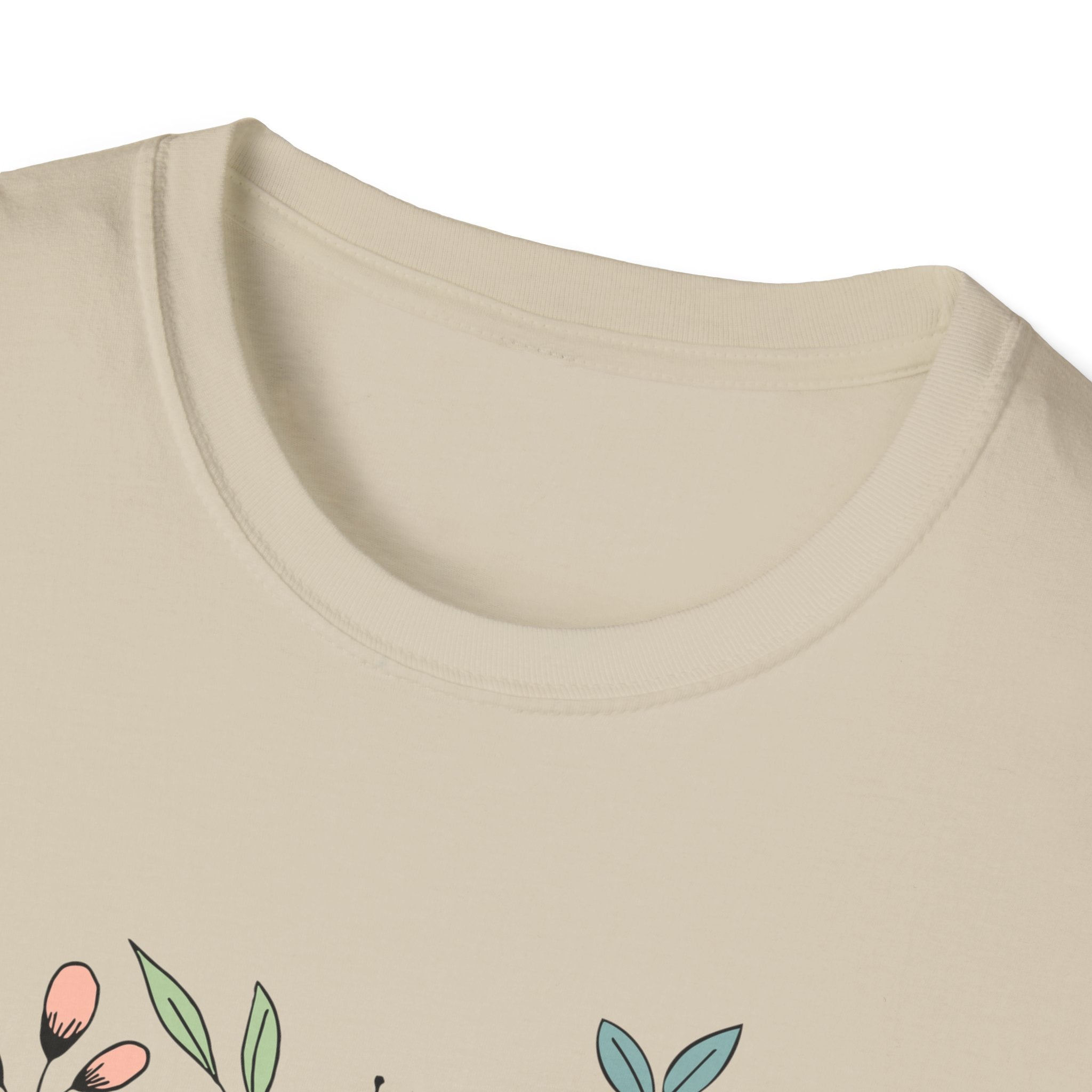 Floral Grandma T-Shirt - My Favorite People Call Me - Unisex Softstyle Tee