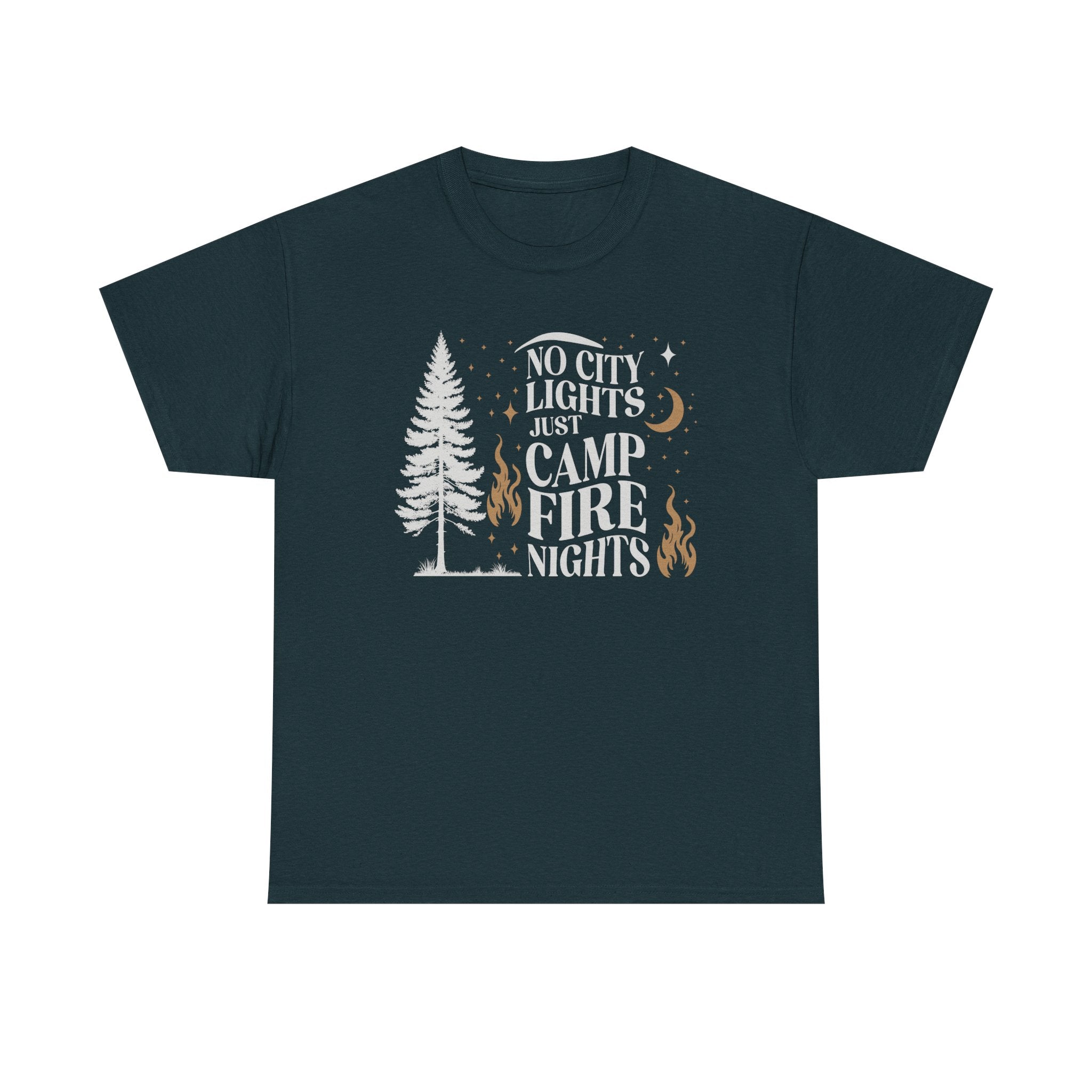 Unisex Campfire Nights Tee, Adventure Shirt, Outdoor Lover's Tee, Nature Apparel, Camping Gift, Fire Pit T-Shirt