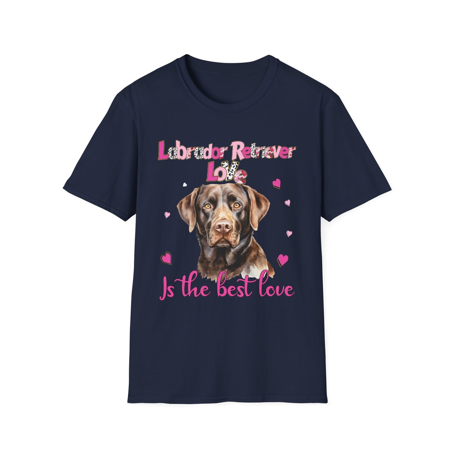 Labrador Love Unisex T-Shirt, Pet Lover Gift, Dog Lover Tee, Cute Dog Merch, Animal Lover Apparel, Perfect for Dog Owners
