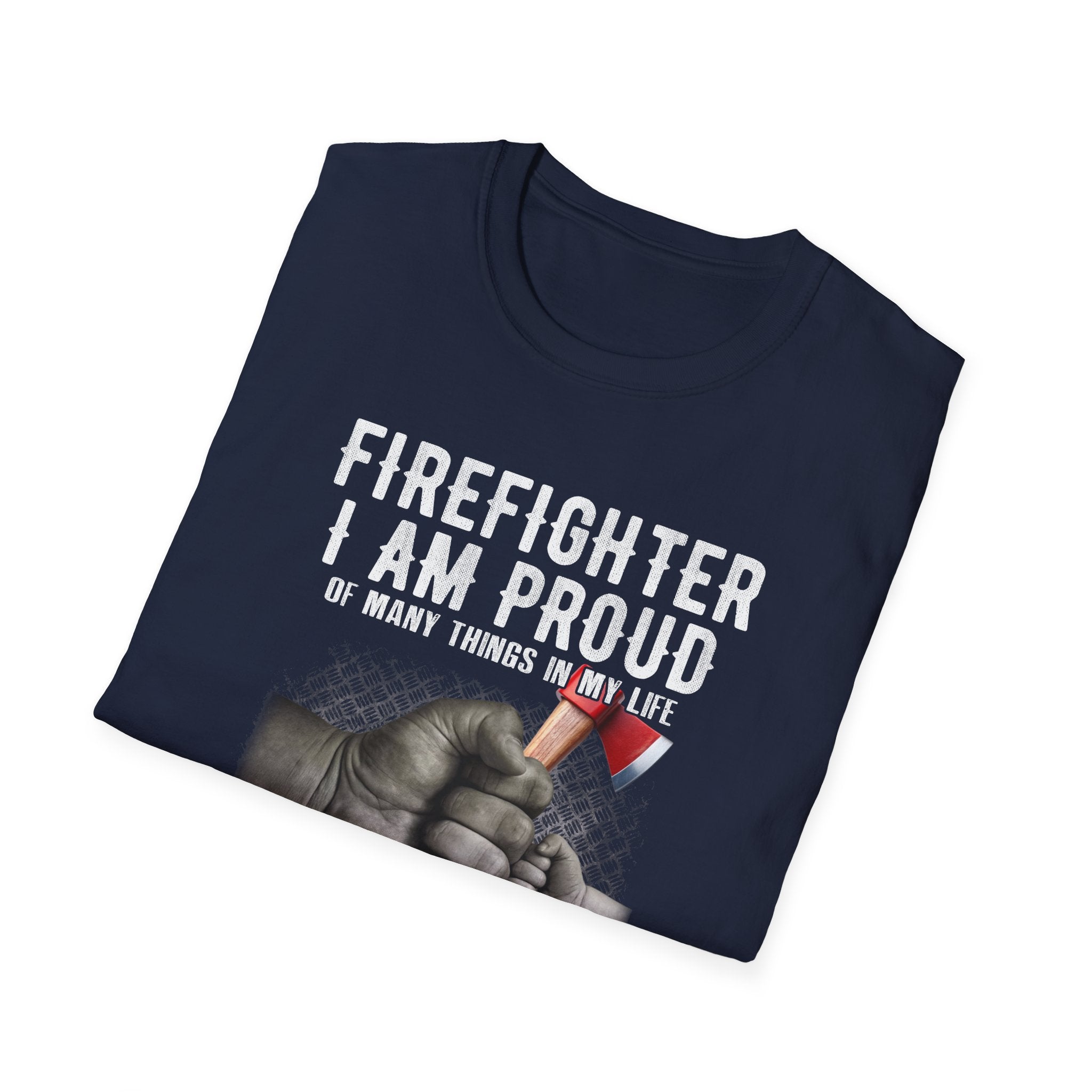 Proud Firefighter Grandpa T-Shirt | Perfect Gift for Grandpas | Casual Comfort,,,..