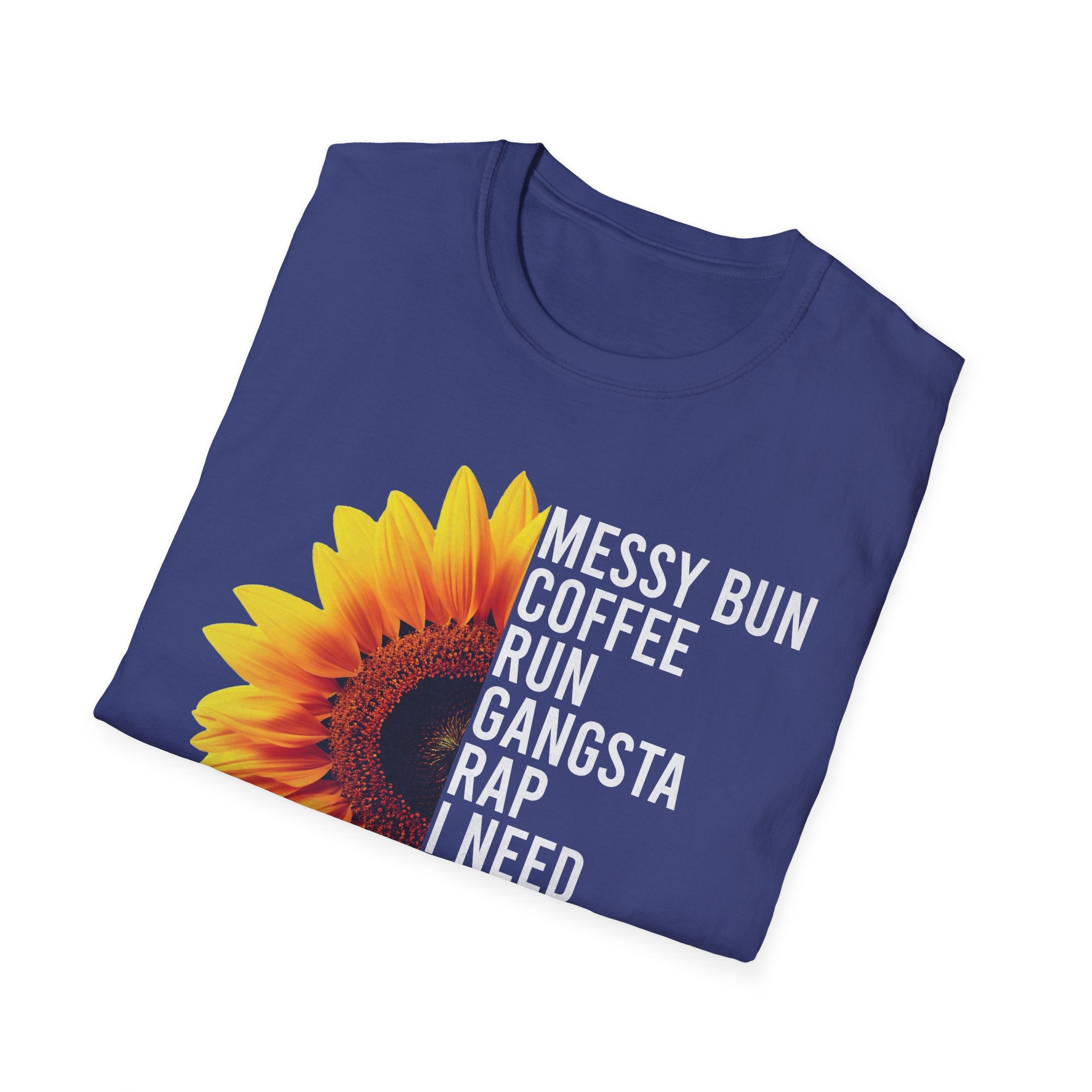 Messy Bun, Coffee Run, Mom Life T-Shirt