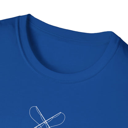 Funny Fishing T-Shirt - "You're Lucky I'm Here" Graphic Tee for Anglers