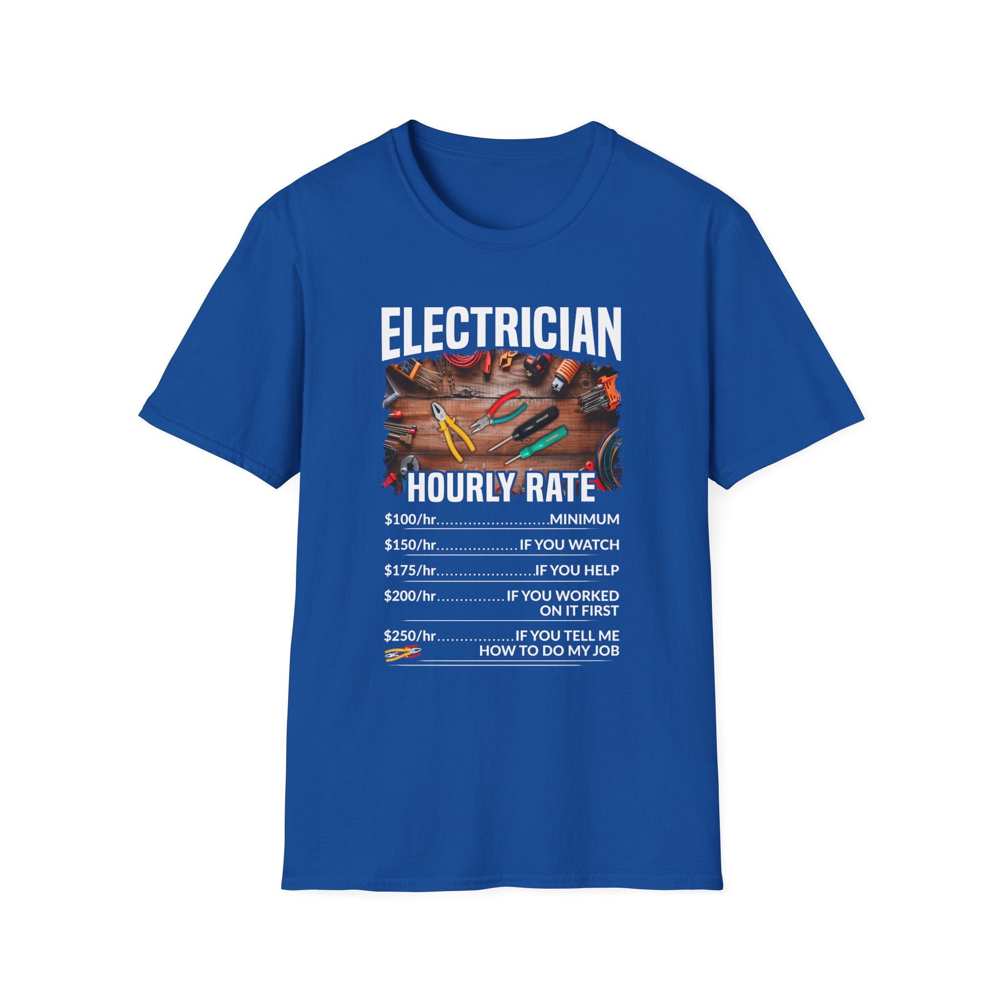Electrician Hourly Rate Unisex T-Shirt