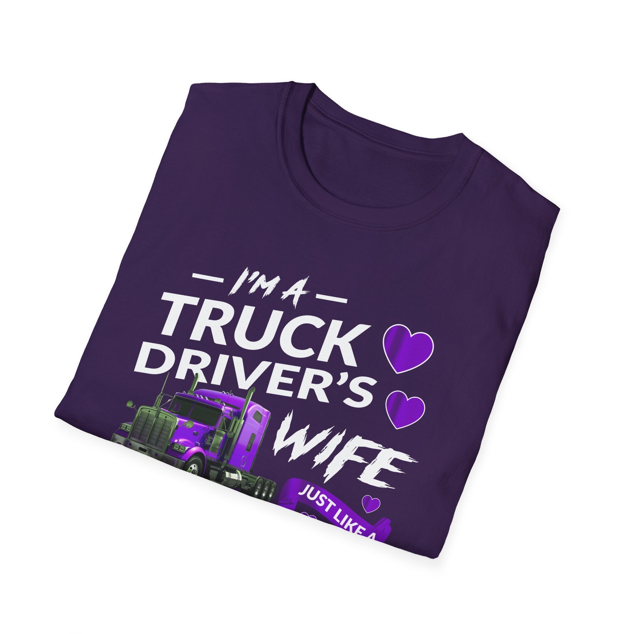 Truck Driver's Wife Tee, Gifts for Truckers, Mother's Day, Birthday, Casual Wear, Express Love