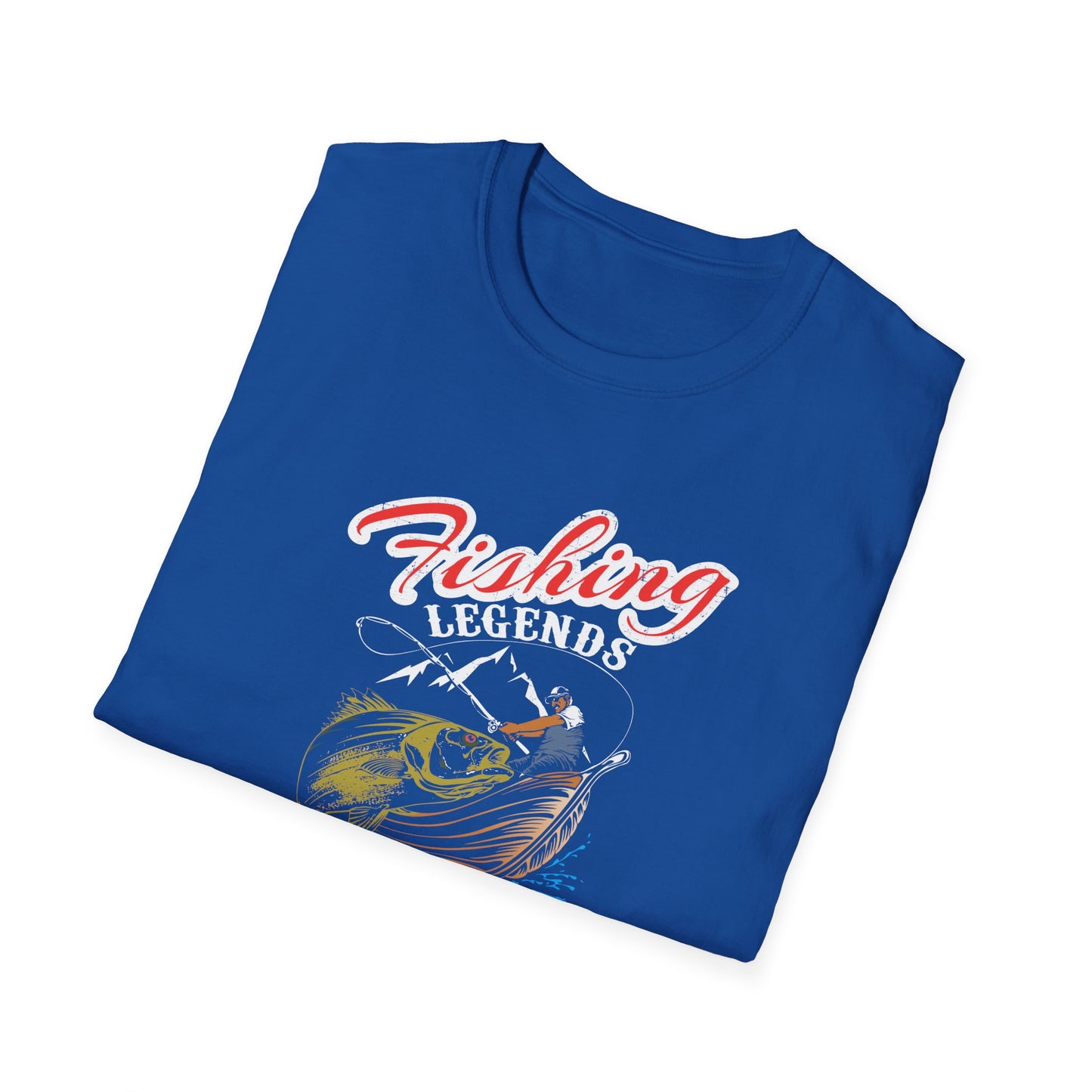 Canada Fishing Unisex Softstyle T-Shirt - Fun Graphic Tee for Outdoor Lovers