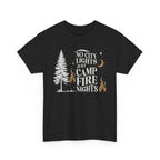 Unisex Campfire Nights Tee, Adventure Shirt, Outdoor Lover's Tee, Nature Apparel, Camping Gift, Fire Pit T-Shirt