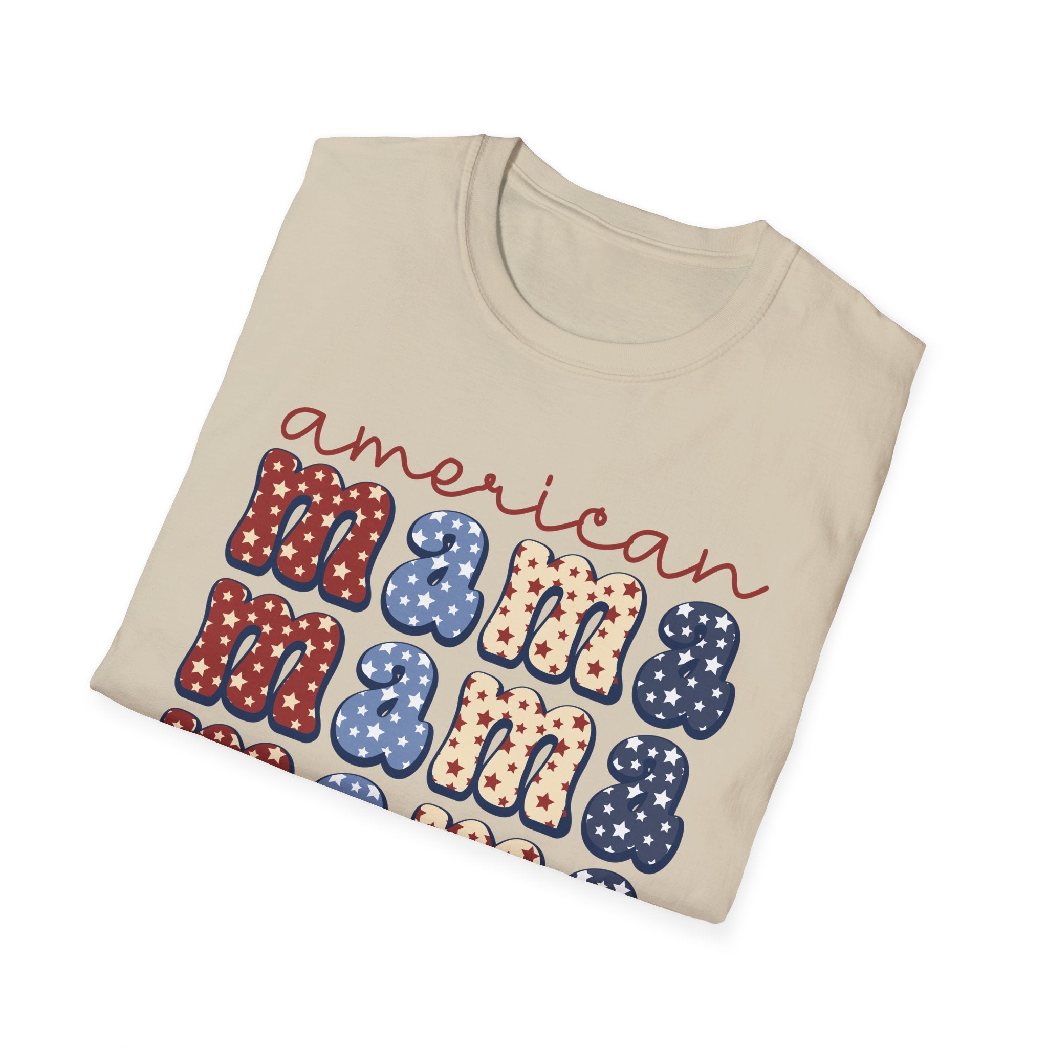 American Mama Patriotic T-Shirt, Casual Tee, Unisex T-Shirt