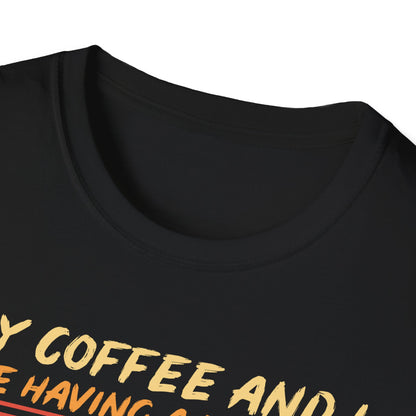 Vintage Cat Coffee T-Shirt | Funny Pet Lover Gift, Coffee Enthusiast Apparel, Casual Wear, Unisex Tee, Cat Mom Shirt