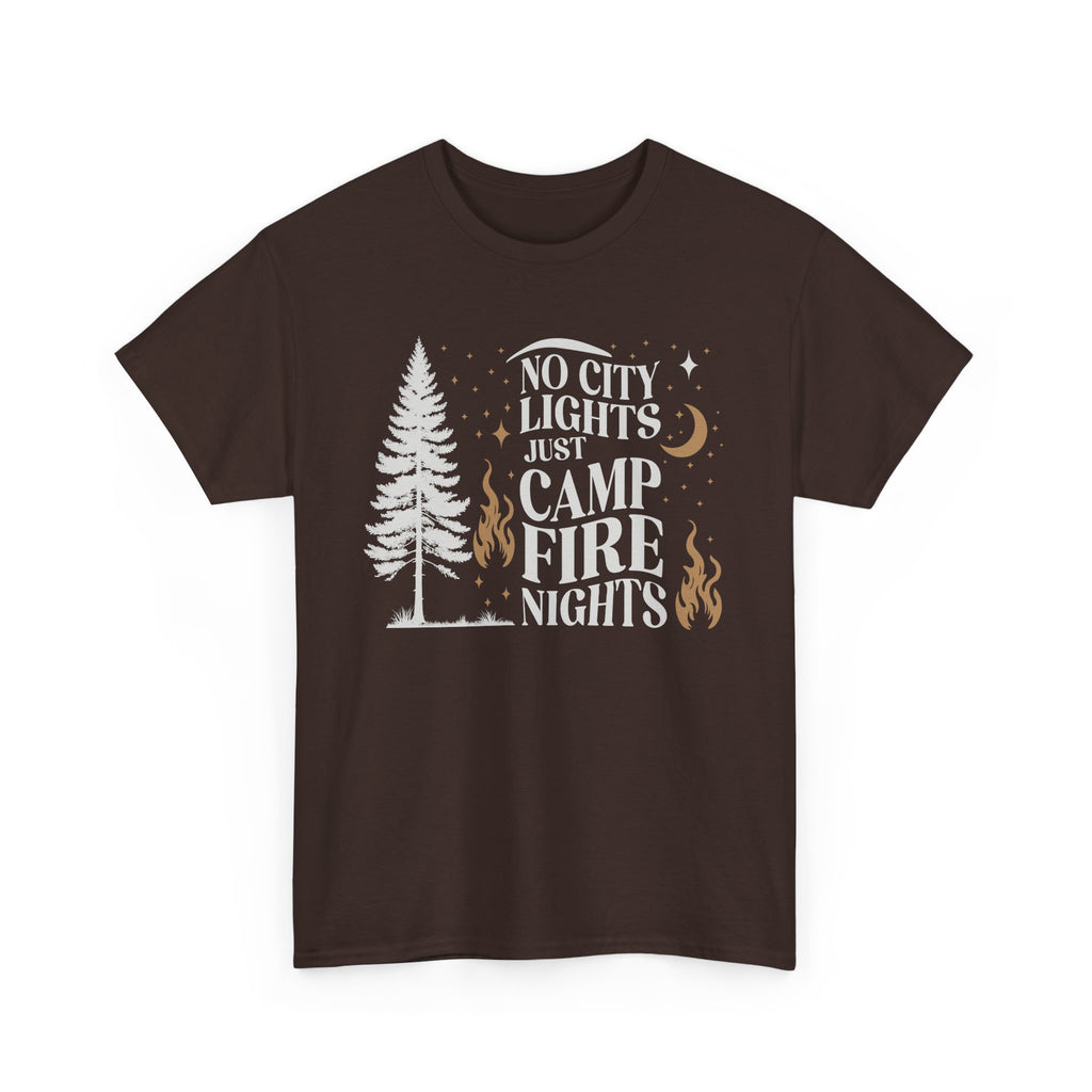 Unisex Campfire Nights Tee, Adventure Shirt, Outdoor Lover's Tee, Nature Apparel, Camping Gift, Fire Pit T-Shirt