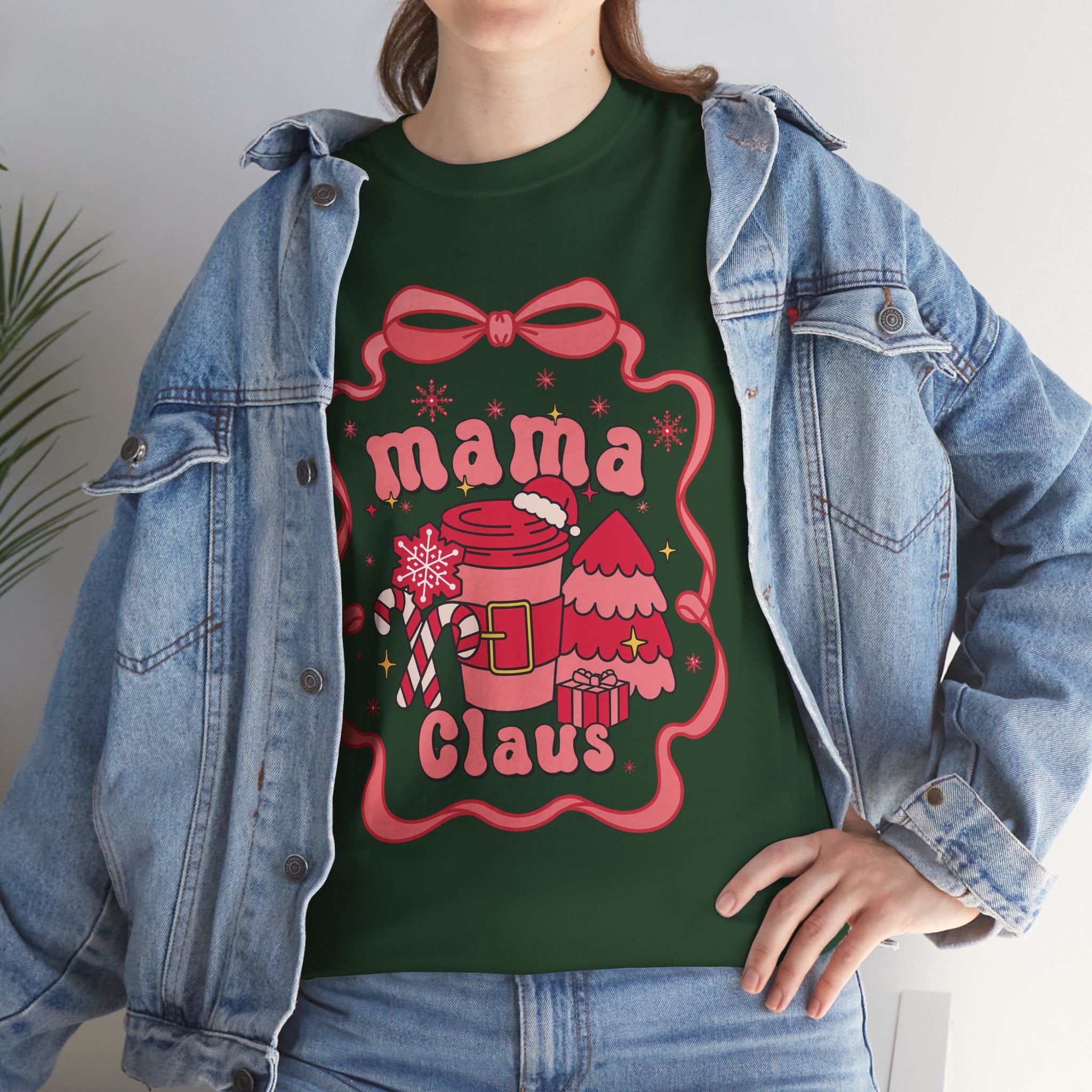 Mama Claus T‑Shirt — Festive Holiday Mom Tee