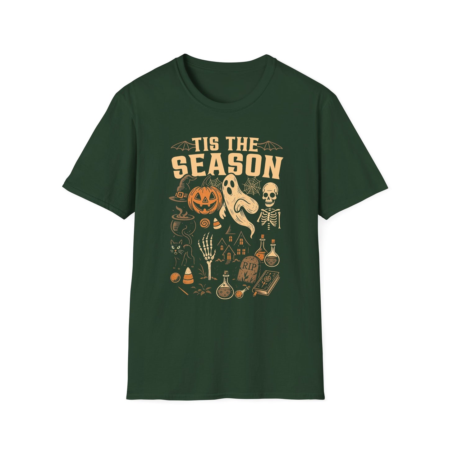 Spooky T-Shirt for Everyone, Casual Wear, Gift for Friends, Unisex Graphic Tee