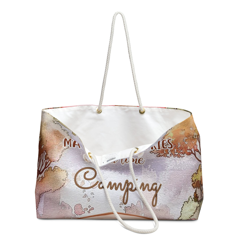 Adventurous Weekender Bag for Nature Lovers, Travel Tote, Camping Gear, Outdoor Escape Bag, Gift for Hikers, Memory-Making Bag