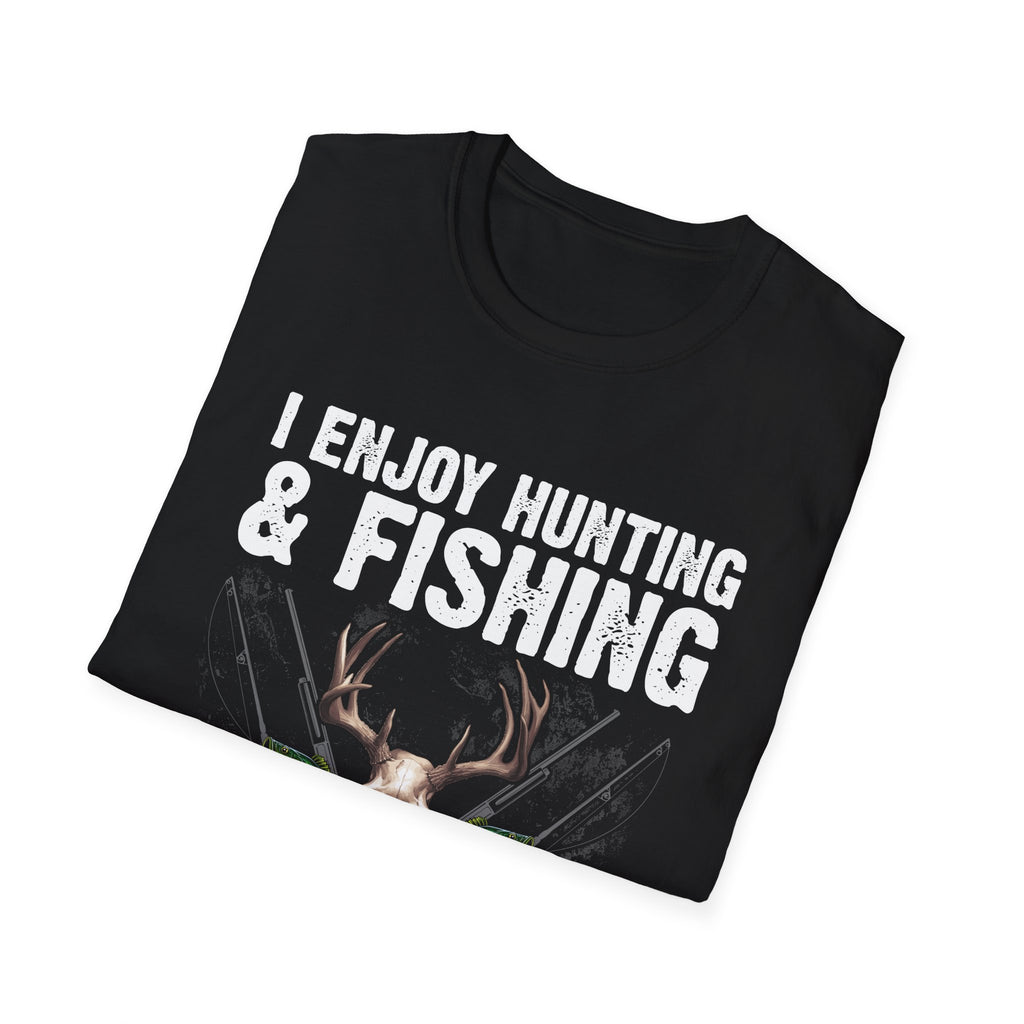 Hunting & Fishing Graphic T-Shirt - Perfect for Outdoor Enthusiasts