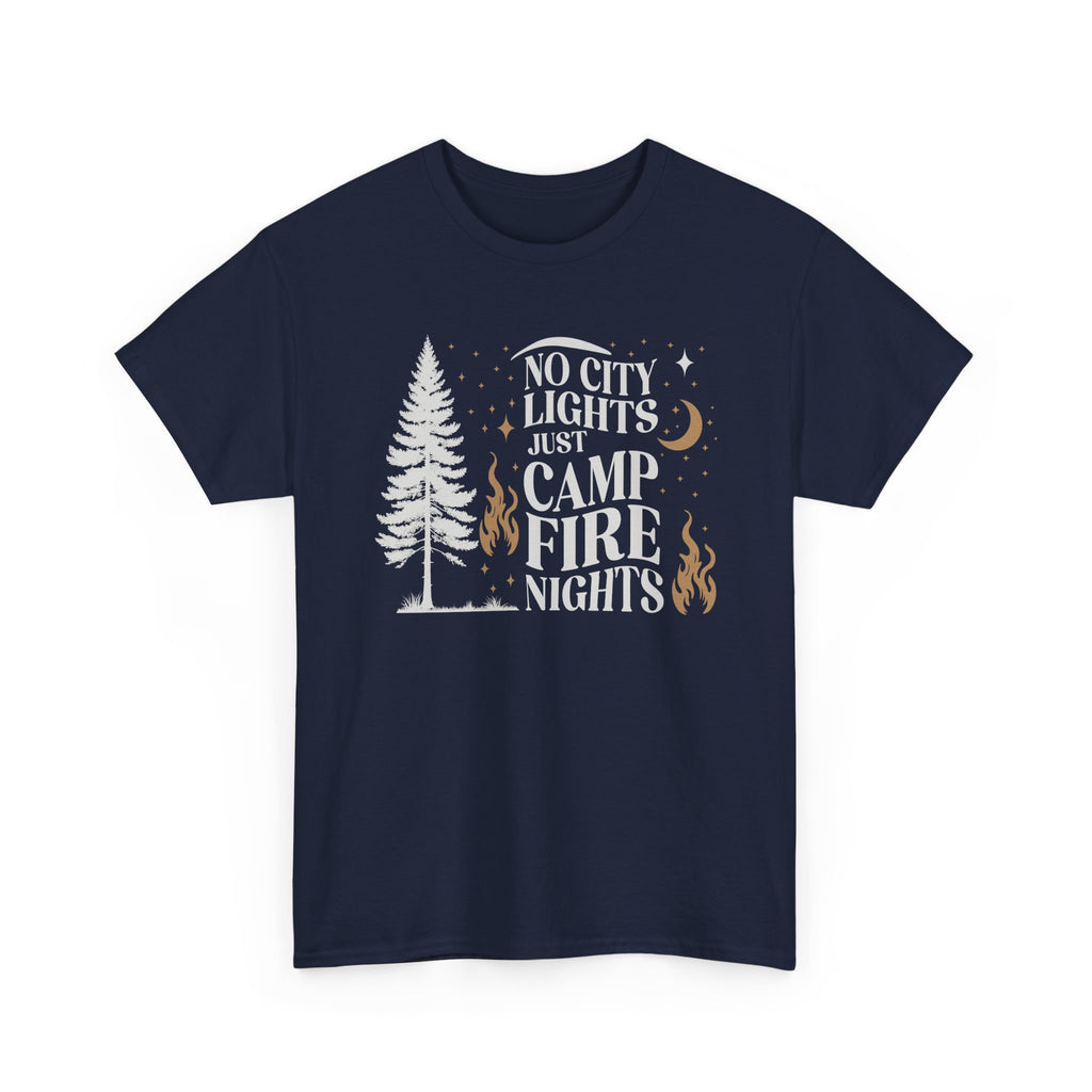 Unisex Campfire Nights Tee, Adventure Shirt, Outdoor Lover's Tee, Nature Apparel, Camping Gift, Fire Pit T-Shirt
