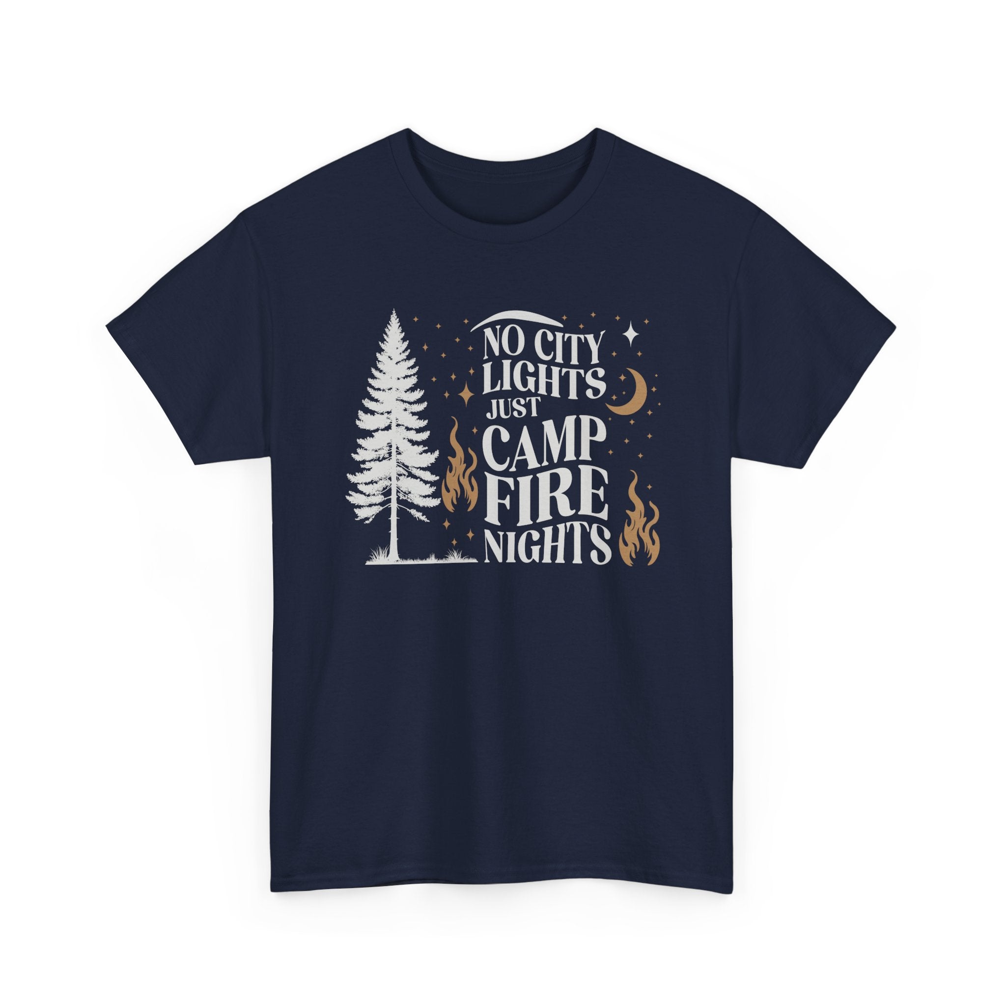 Unisex Campfire Nights Tee, Adventure Shirt, Outdoor Lover's Tee, Nature Apparel, Camping Gift, Fire Pit T-Shirt