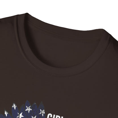 Unisex Softstyle T-Shirt - "Girl Who Likes Hunting & Fishing Aren't Weird" - Perfect for Outdoor Enthusiasts