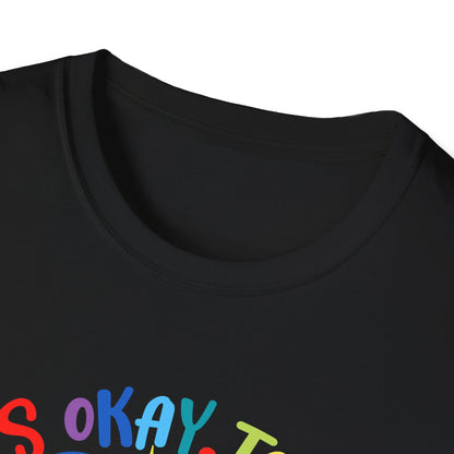 Emotional Expression T-Shirt - It's Okay to Feel, Feelings Tee, Comfortable Graphic Top, Gift for Self-Care, Mental Health Awareness