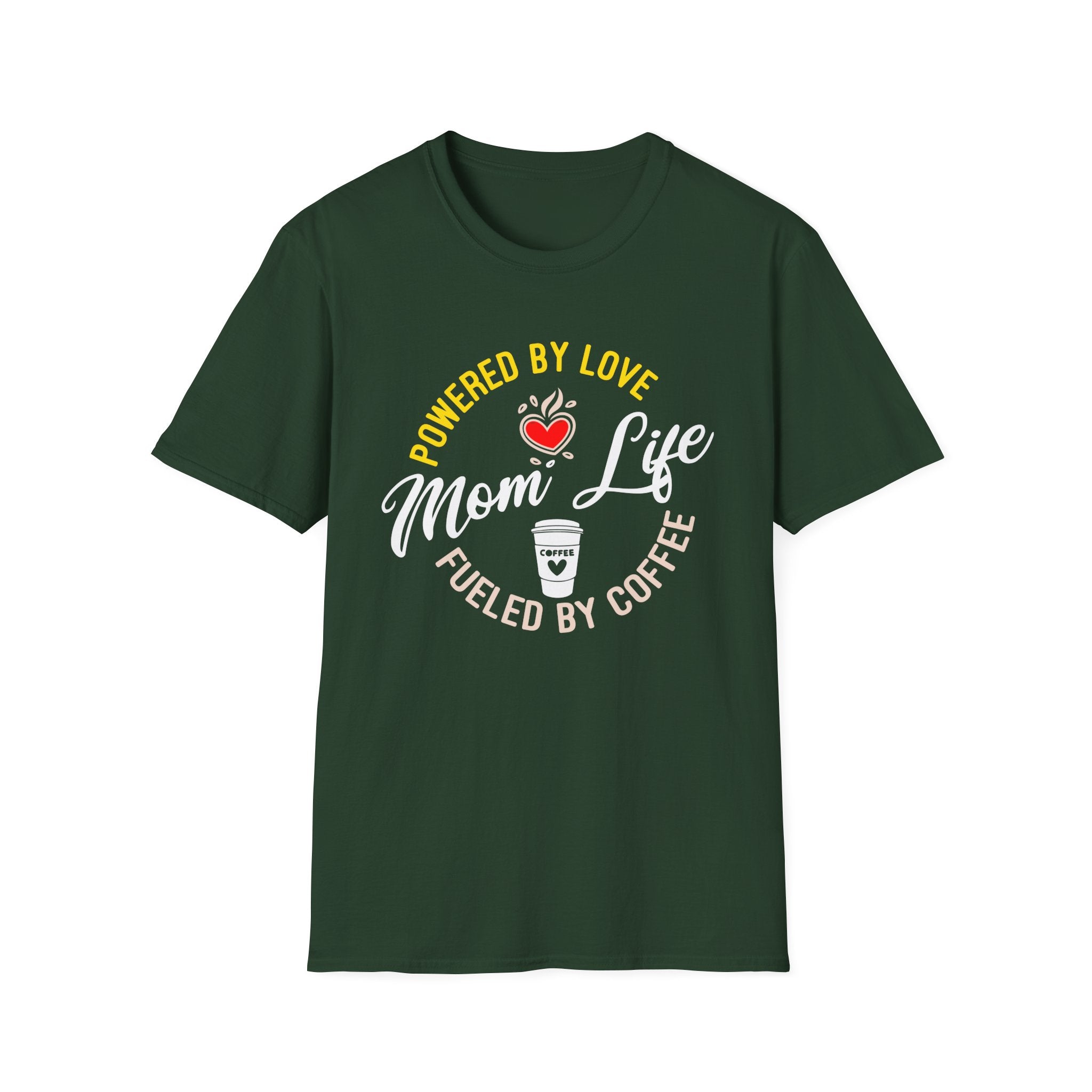 Mom Life: Powered by Love, Fueled by Coffee T-Shirt
