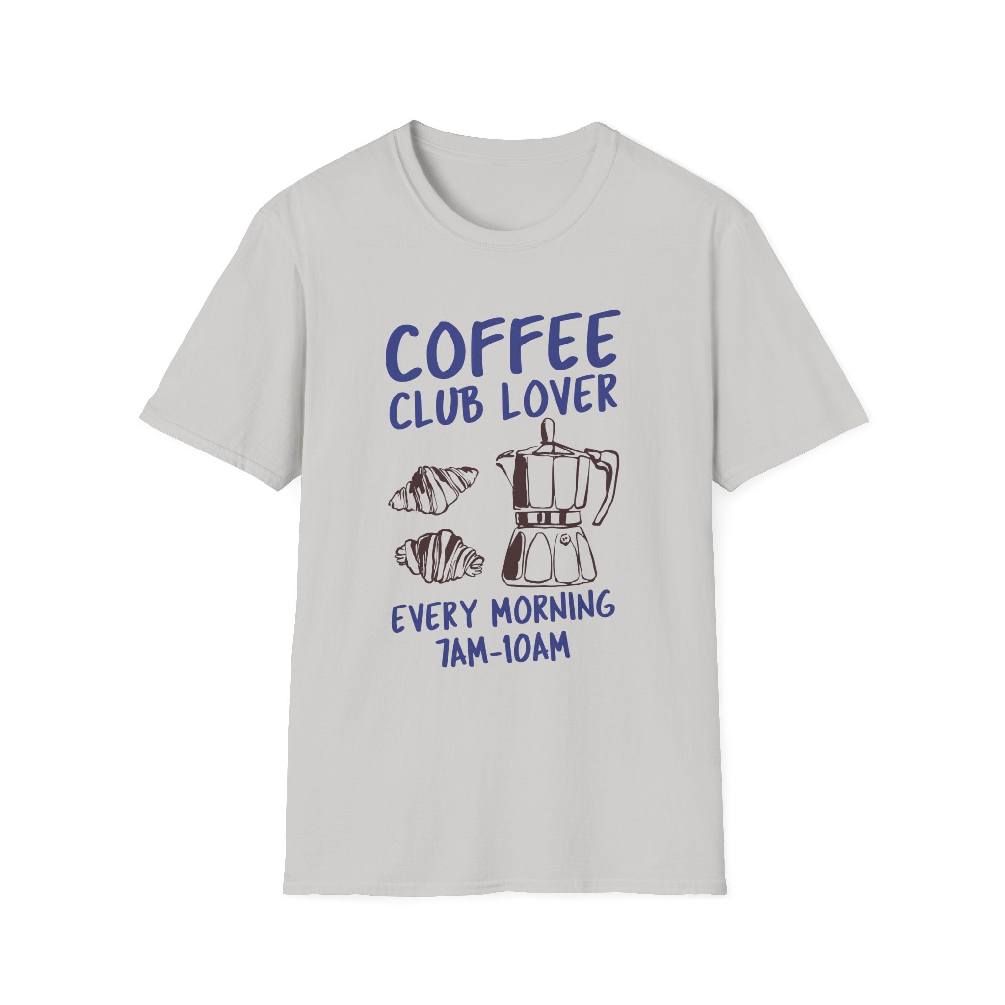 Coffee Club Lover T-Shirt - Funny Coffee Lover Gift, Casual Wear, Birthday Present, Coffee-Themed Apparel, Unisex Graphic Tee