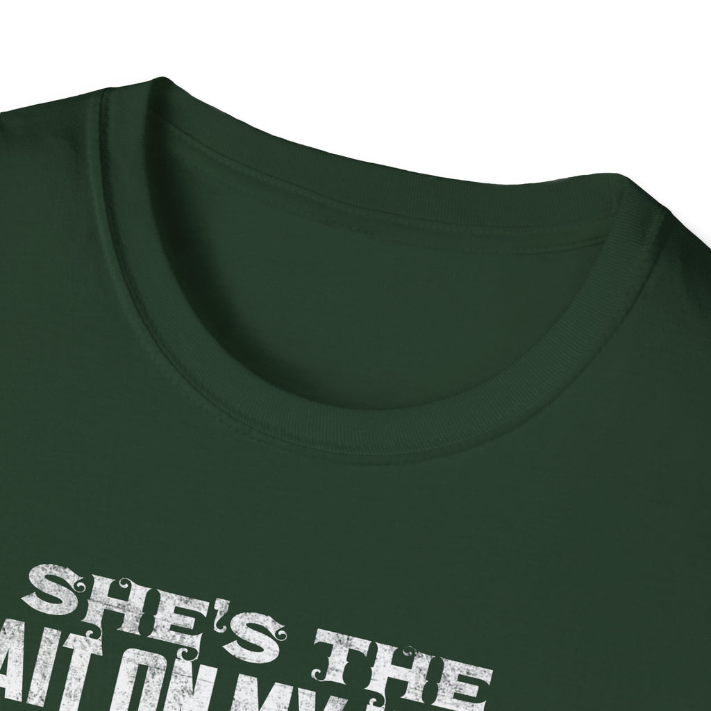 Fishing Wife Unisex Softstyle T-Shirt - "Best Catch of My Life"