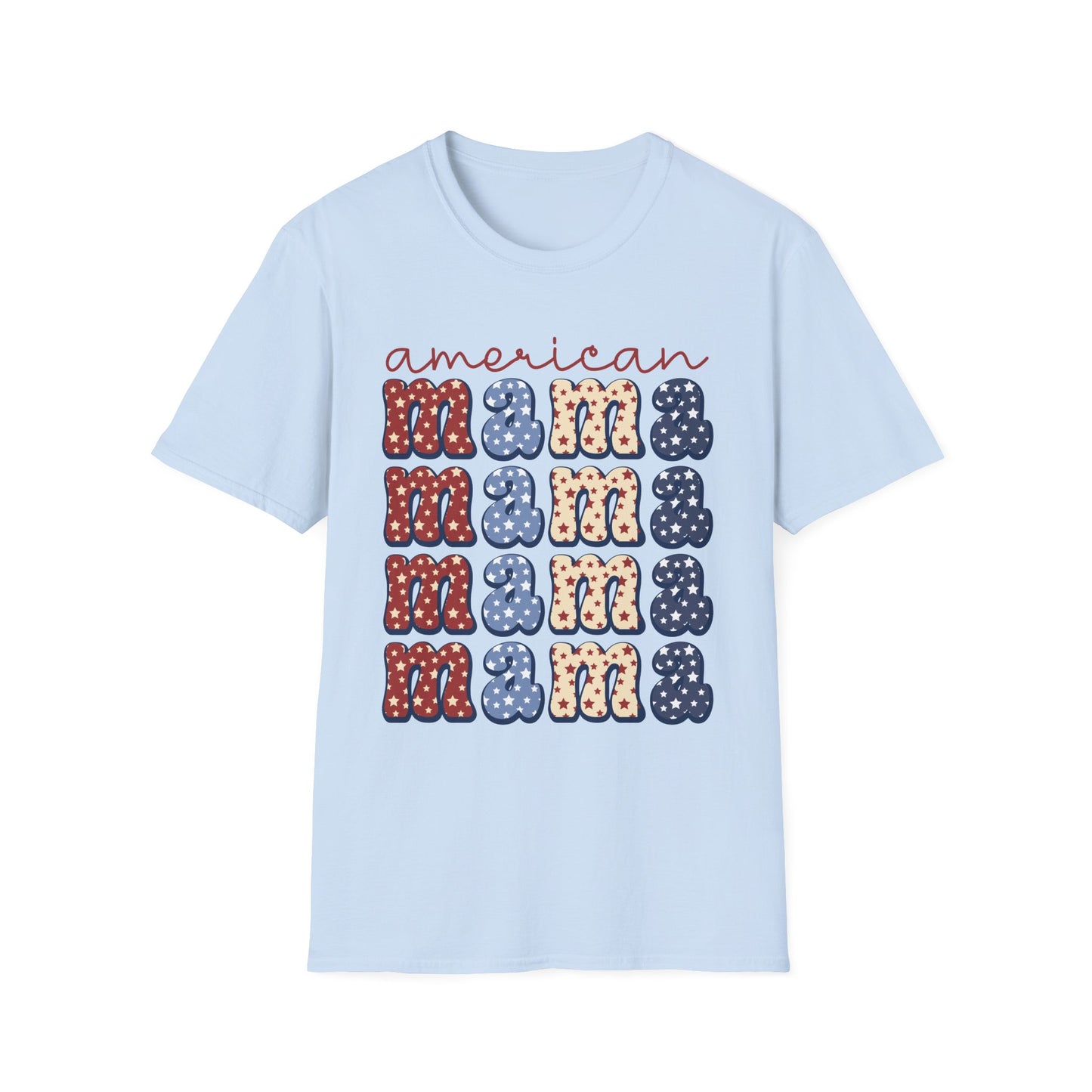 American Bear Patriotic T-Shirt, Casual Tee, Unisex T-Shirt, Gift for Him/Her, Summer Wear