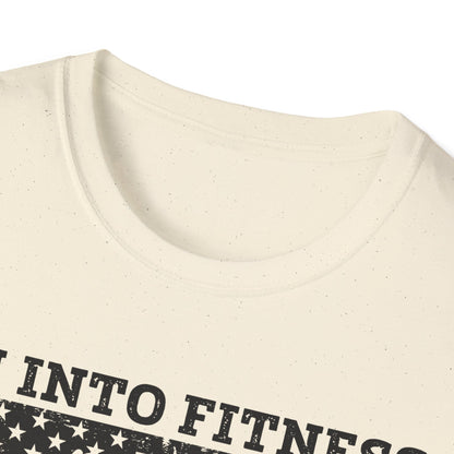 I'm Into Fitness Deer Graphic T-Shirt - Unisex Softstyle Tee for Outdoor Enthusiasts