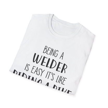 Funny Welder T-Shirt - Welding Humor Tee for Mechanics and Tradespeople