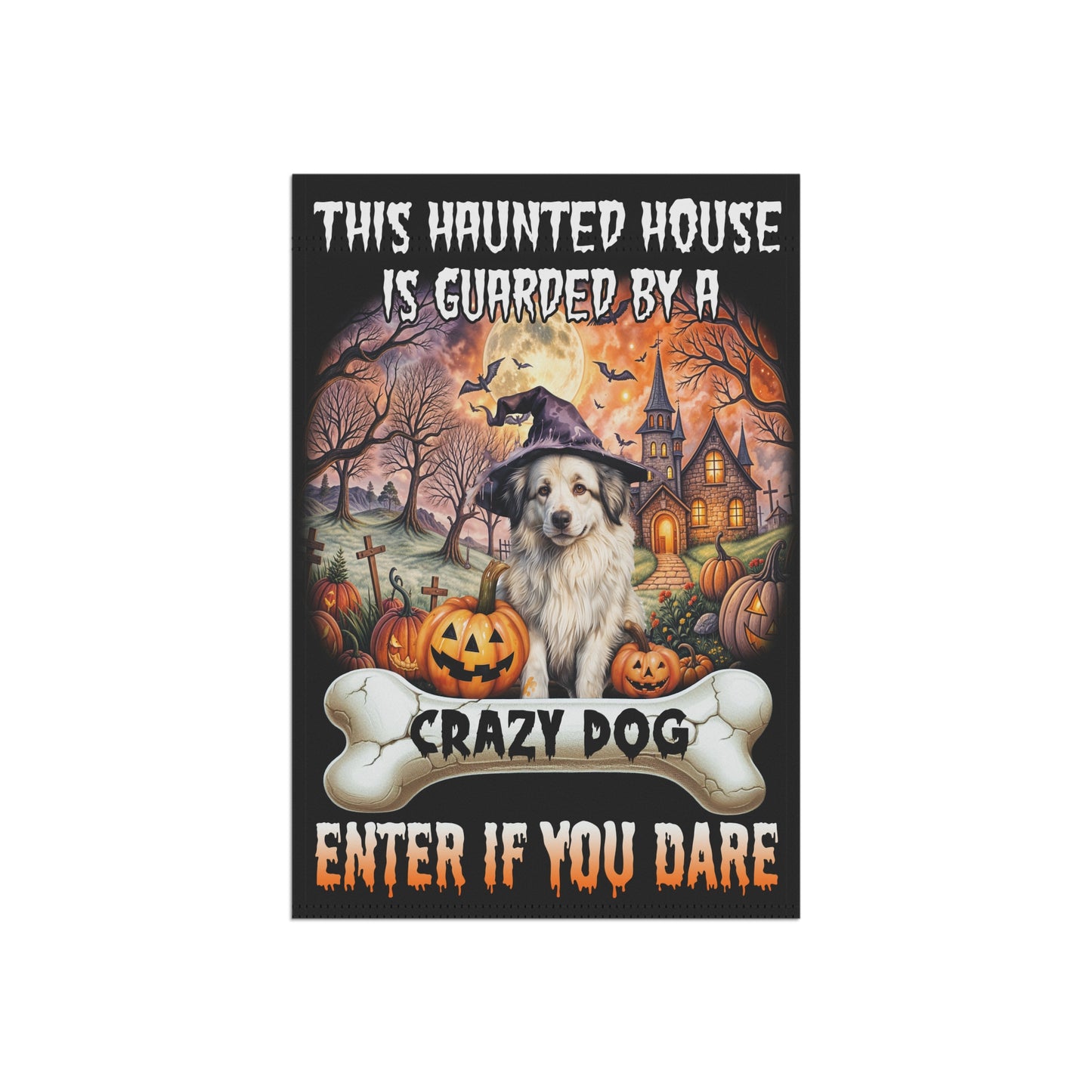 Labrador Halloween Flag