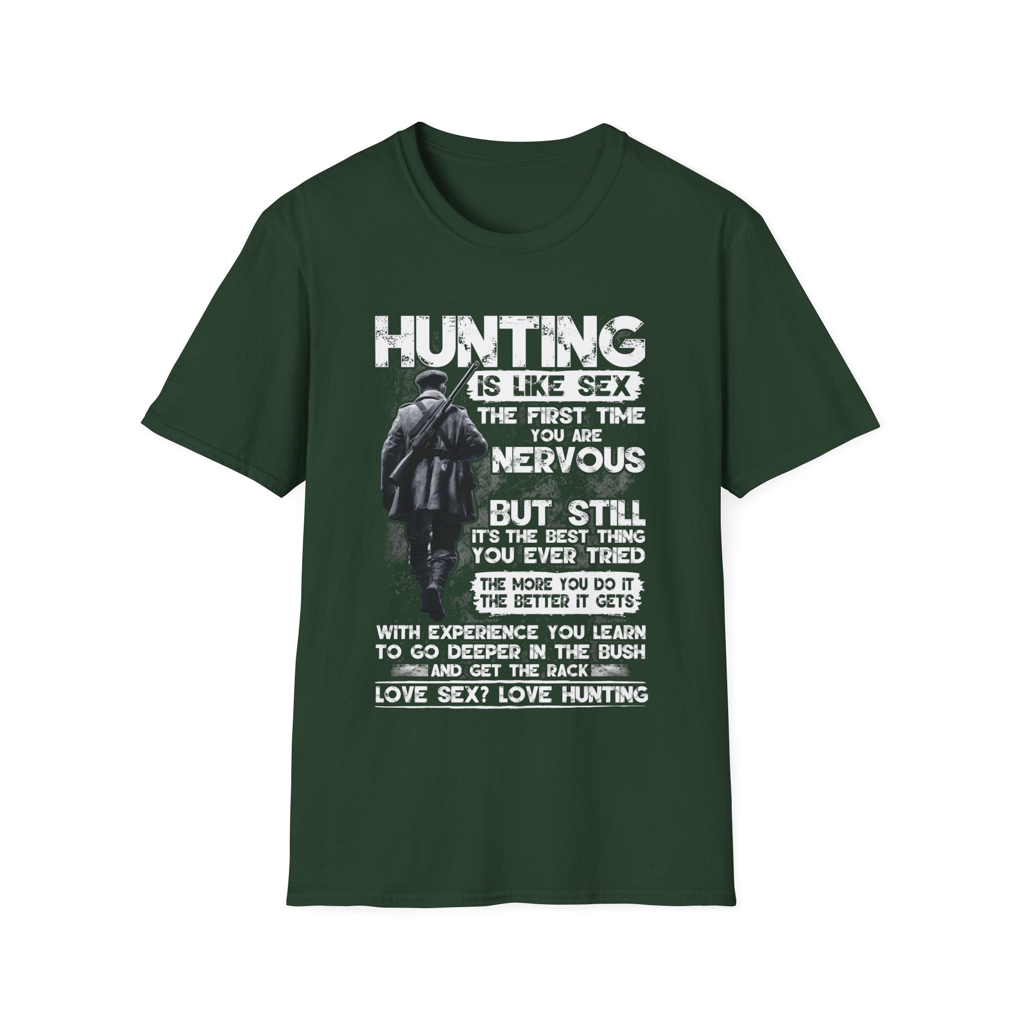Funny Hunting T-Shirt - 'Hunting is Like- Graphic Tee for Outdoors Enthusiasts
