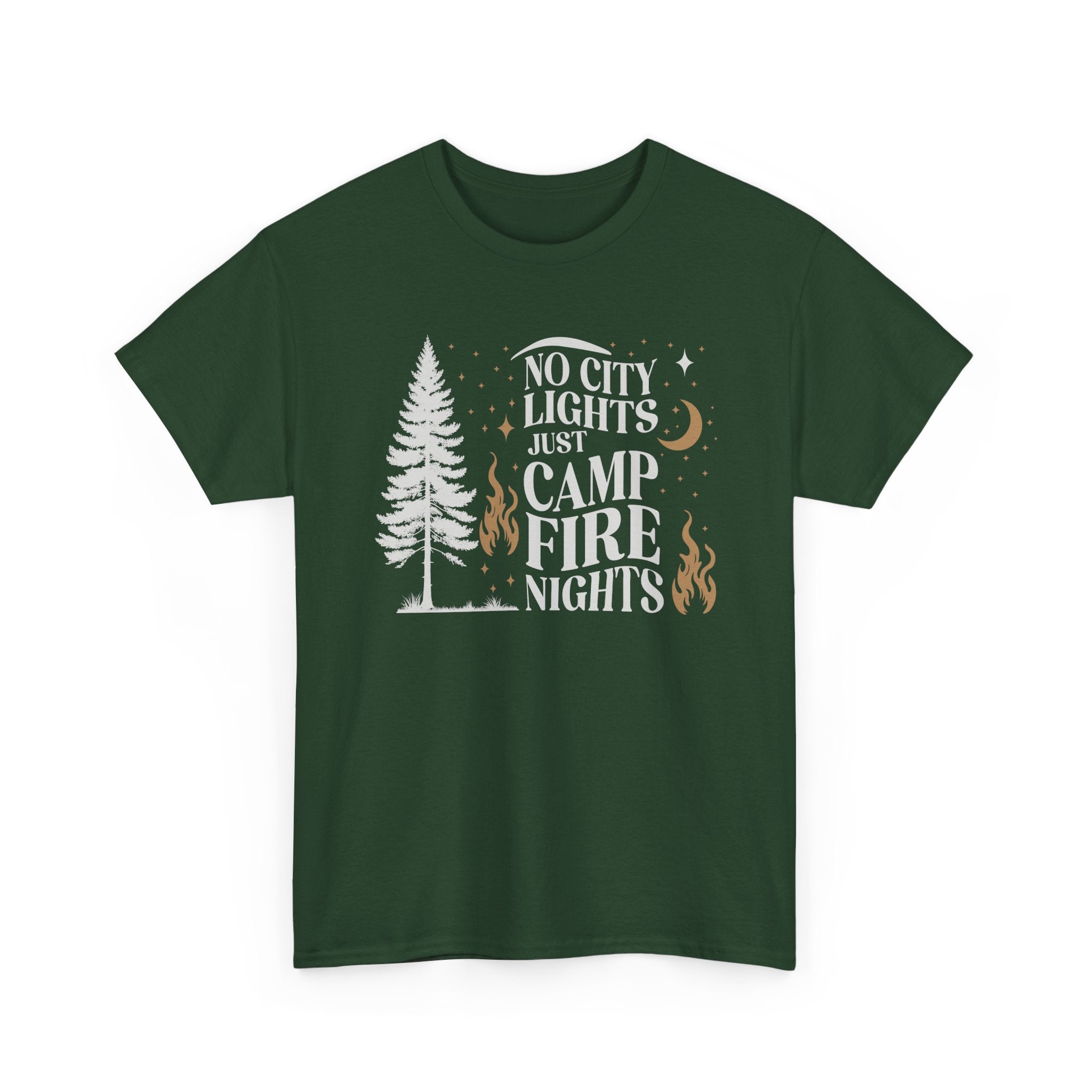 Unisex Campfire Nights Tee, Adventure Shirt, Outdoor Lover's Tee, Nature Apparel, Camping Gift, Fire Pit T-Shirt